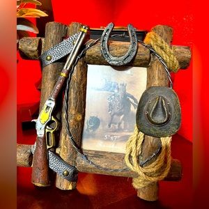 New never been used! Wéstern picture Frame for 5X 7